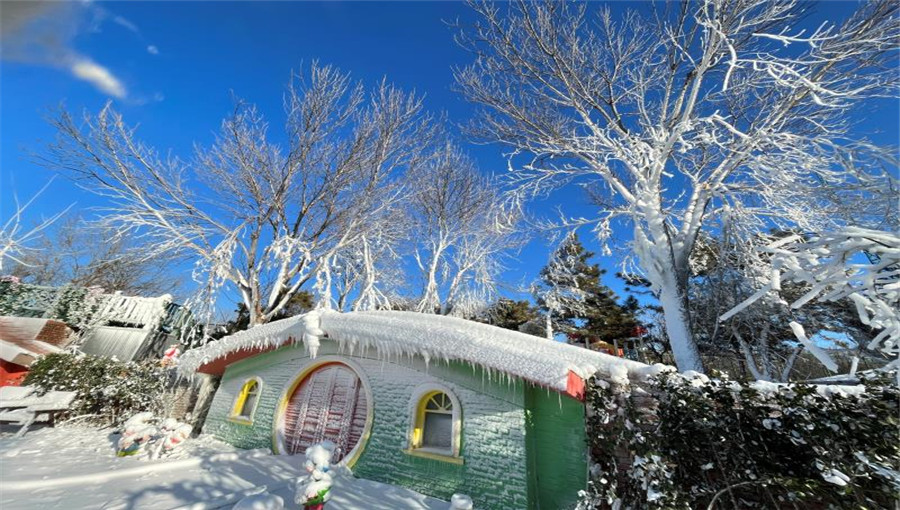 室外滑雪 趣味竞赛 老北京“冷”得别有风味