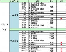 倒计时100天！2020世界室内田径锦标赛赛程出炉