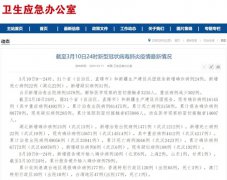 国家卫健委:3月10日0—24时新增确诊病例24例 累计治愈出院病例61475例